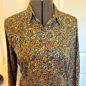 J.Crew Liberty cotton blouse size 2